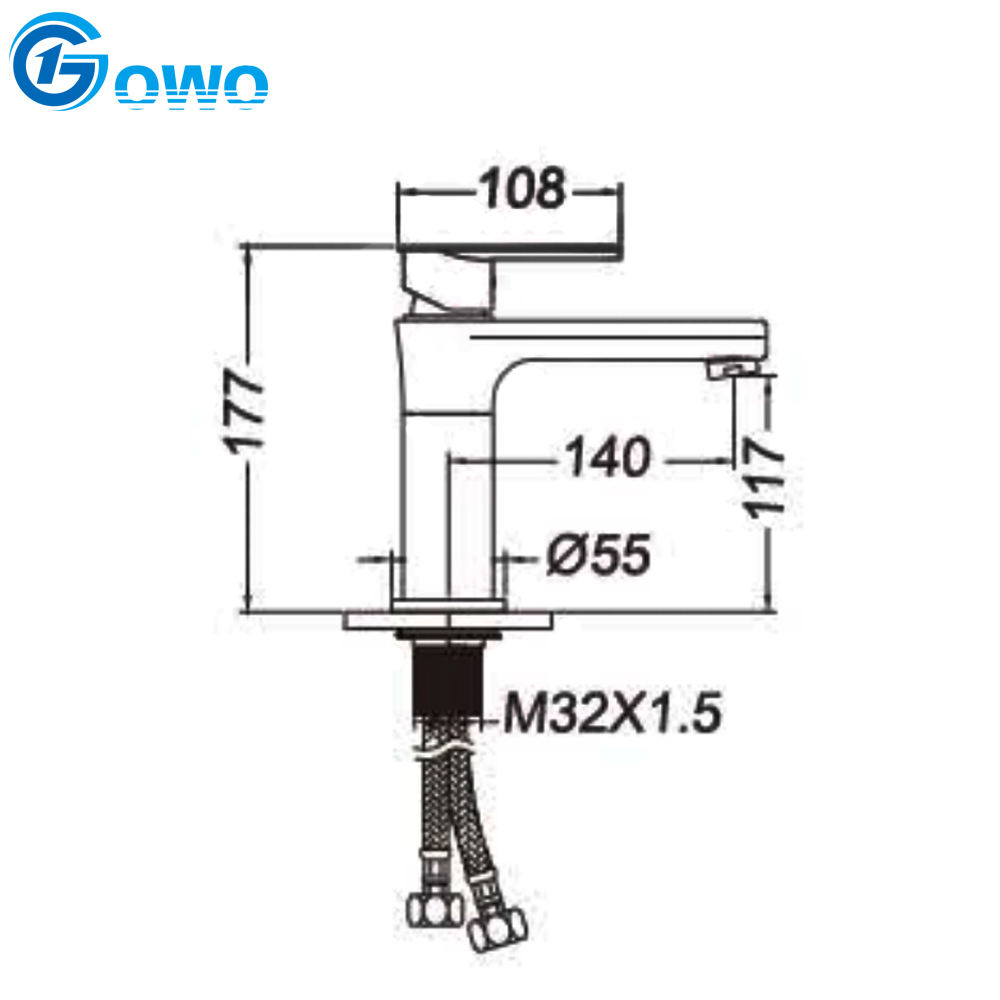 grifo de un solo orificio fregadero de 3 orificios