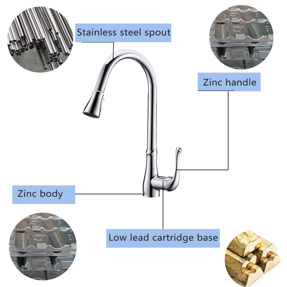 grifo de cocina moen adler lowes