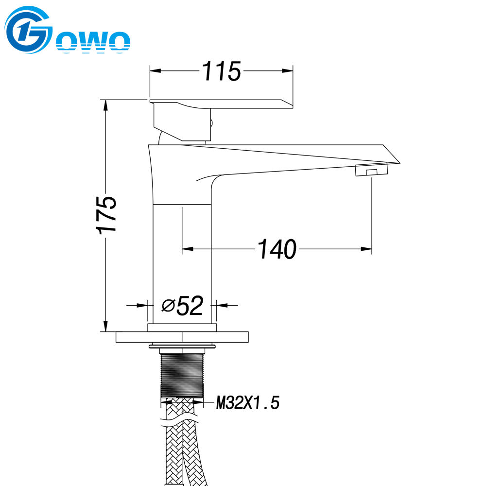grifo de ba&ntilde;o de 4 pulgadas