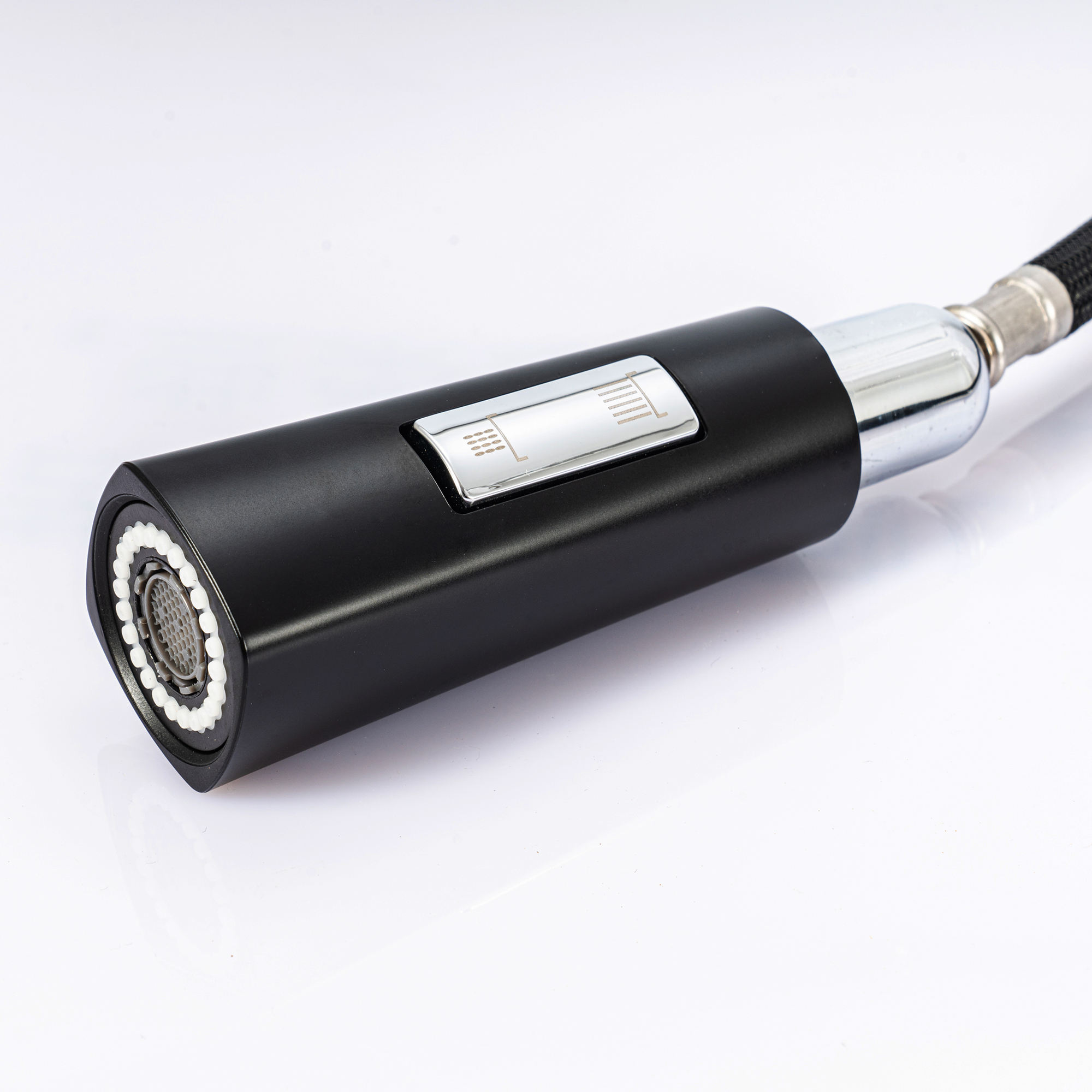 grifo de fregadero de cocina negro