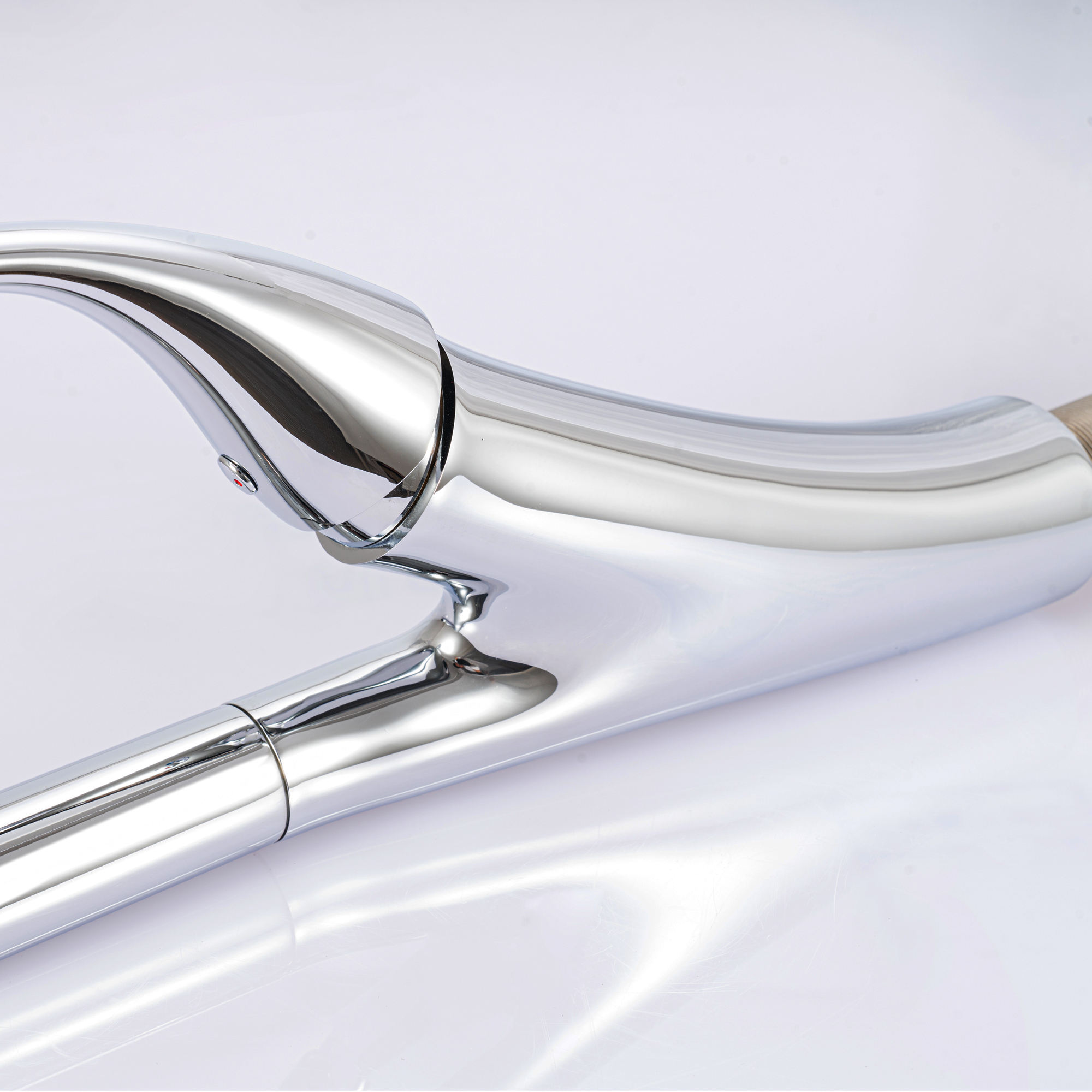 grifo de cocina de n&iacute;quel cepillado