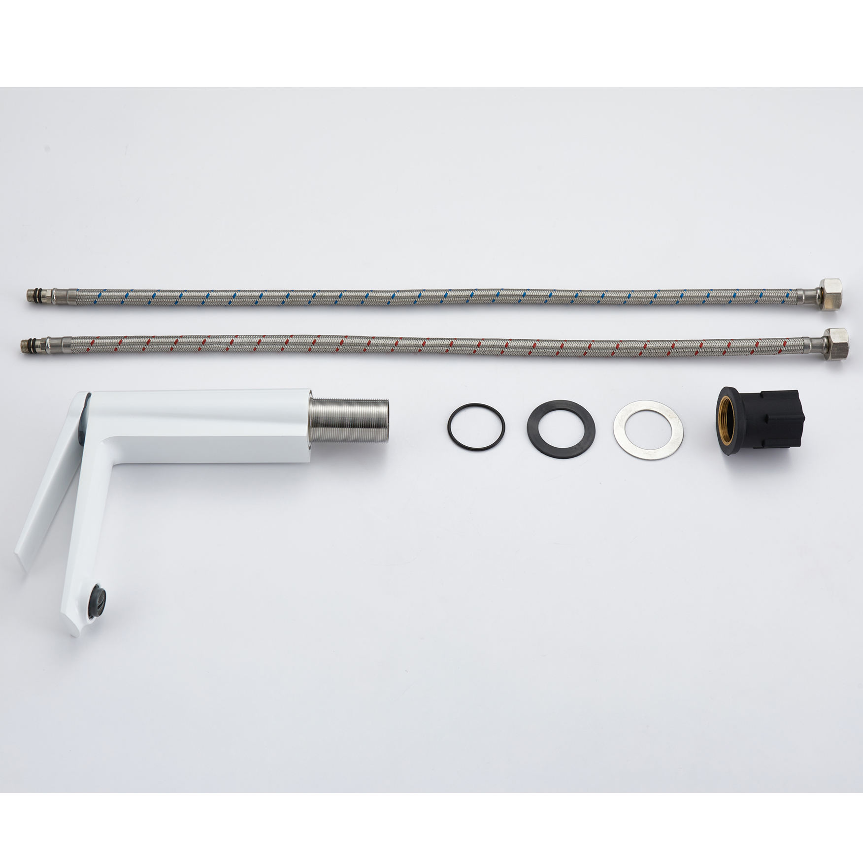 grifo de ba&ntilde;o negro mate