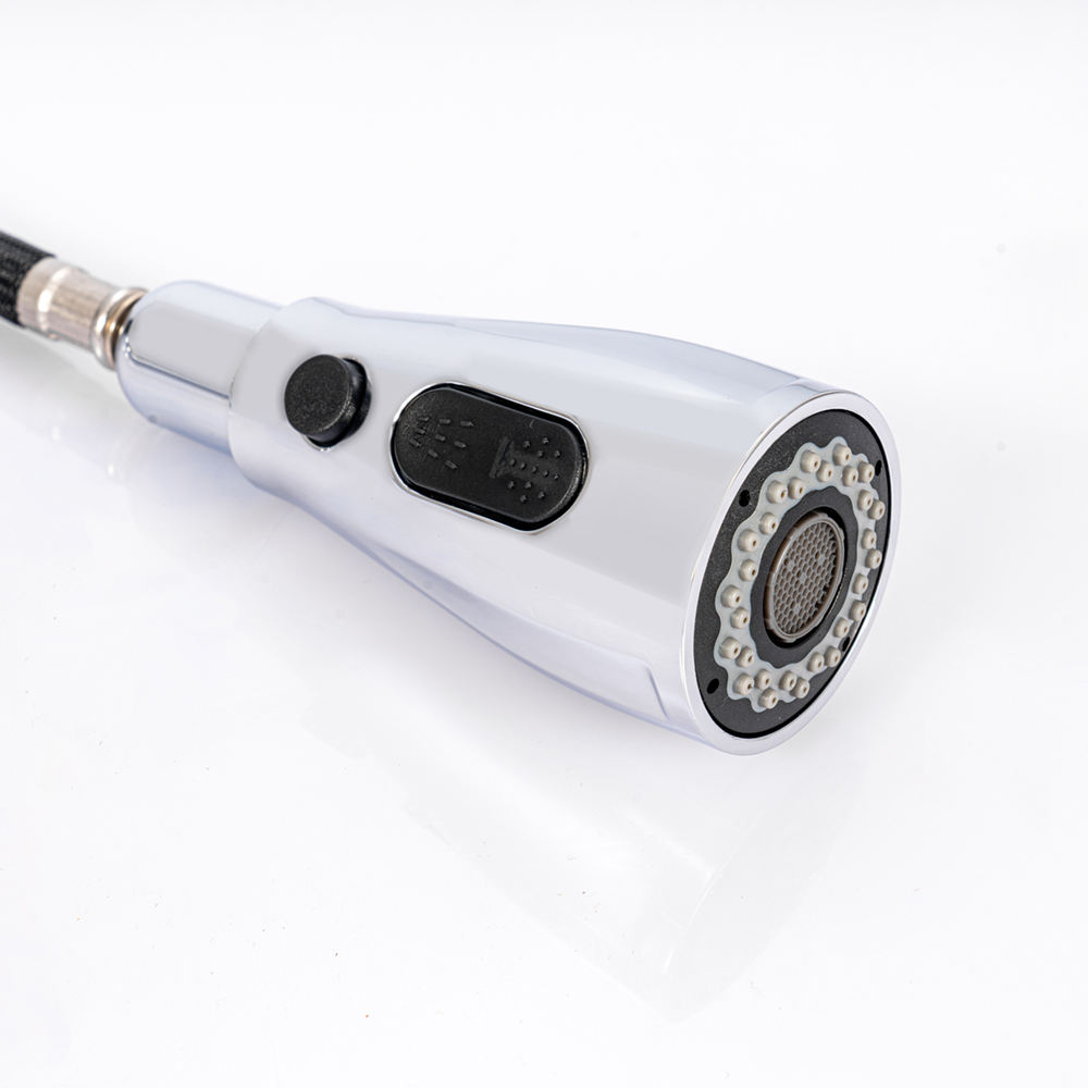 grifo de cocina de oro cepillado