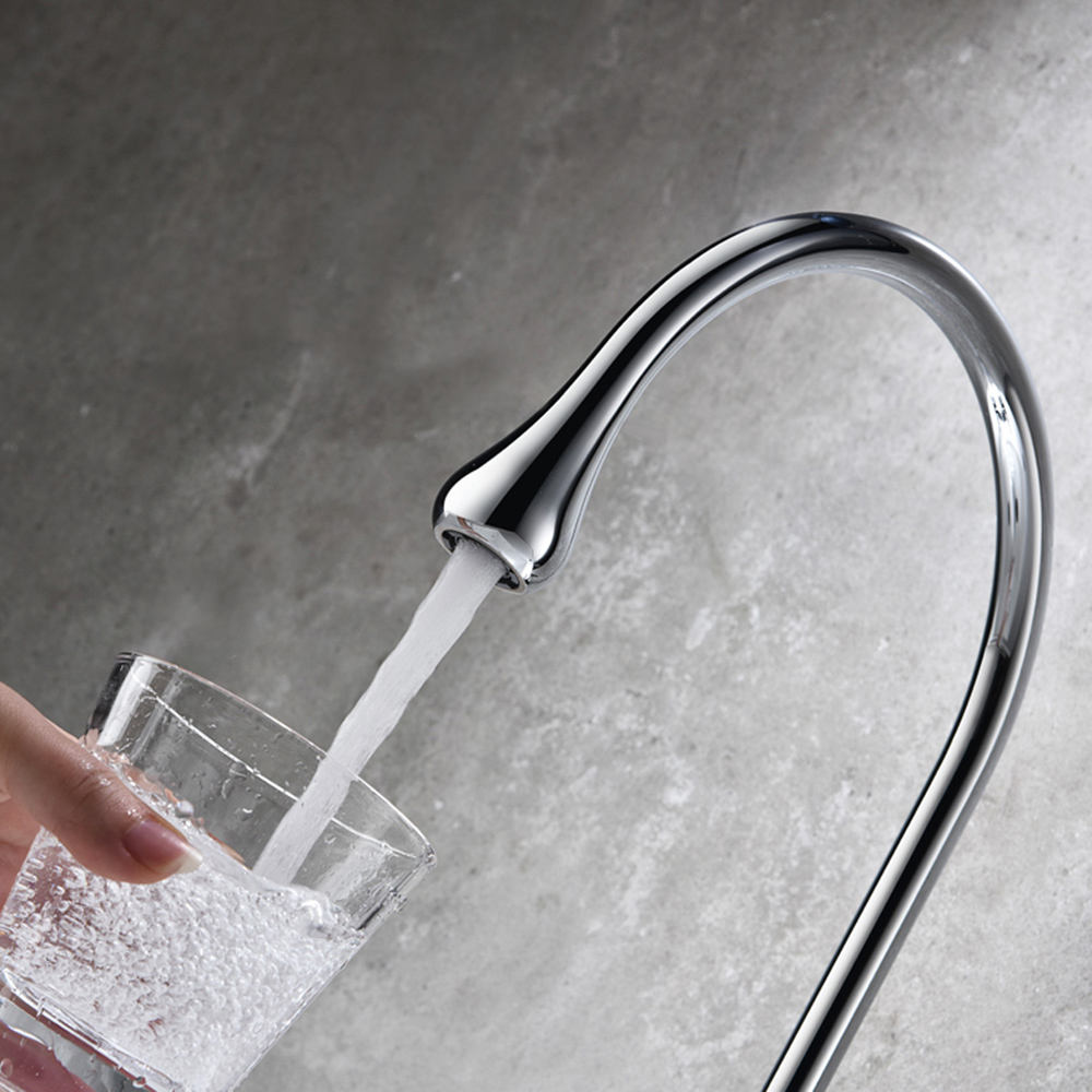 grifo de cocina de bronce frotado con aceite