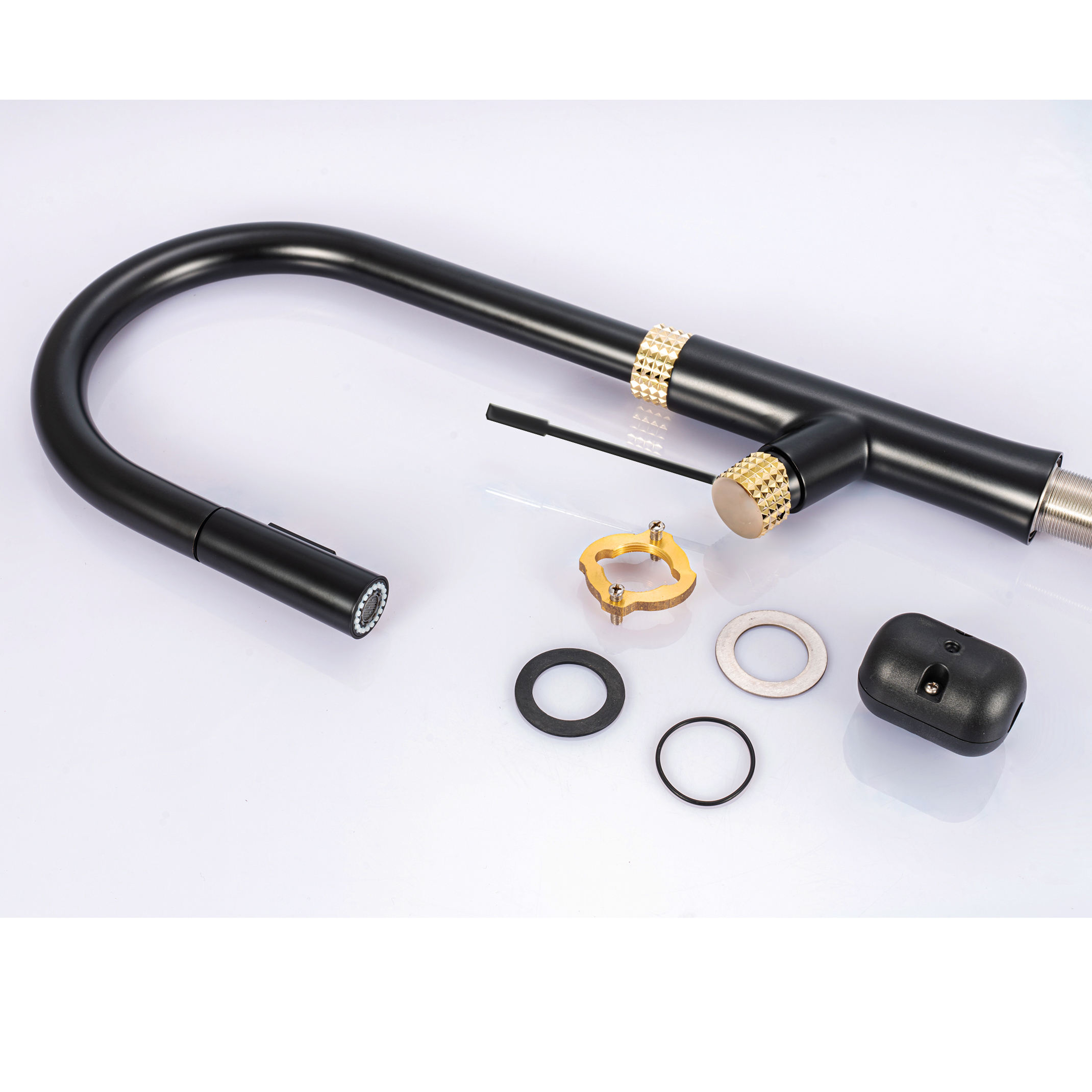 grifo de cocina con rociador extra&iacute;ble