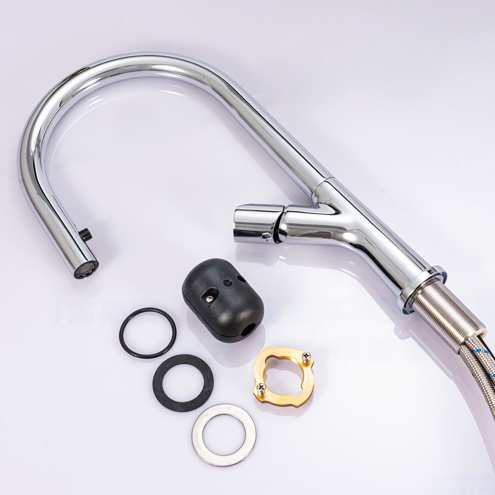 grifo de cocina de bronce